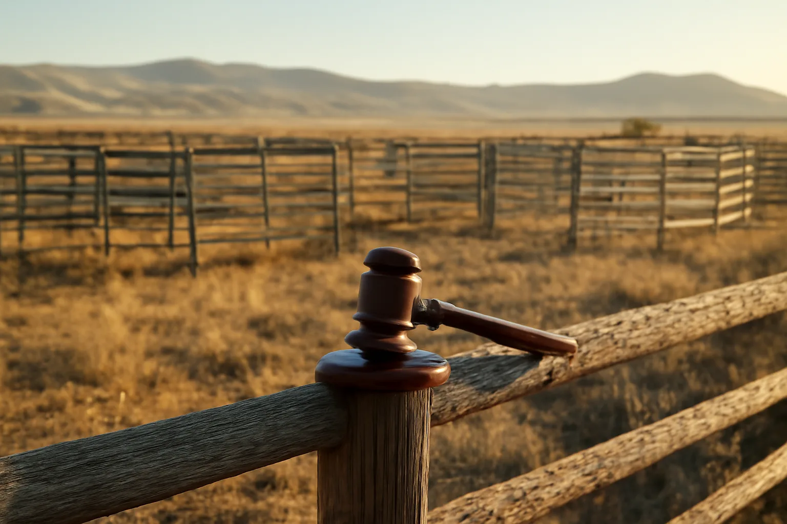 Gavel by Idaho pens where auctioneer licensing is not statewide